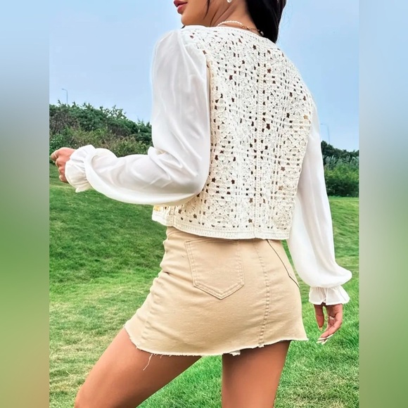 BoHo Crotchet Cardigan (NIP) - Picture 3 of 3